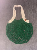 (Ribbed) Mesh Market Bag - Two Tone