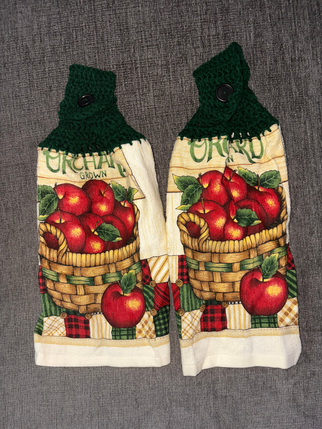 Hanging Towel And Dish Cloth Set - Orchard