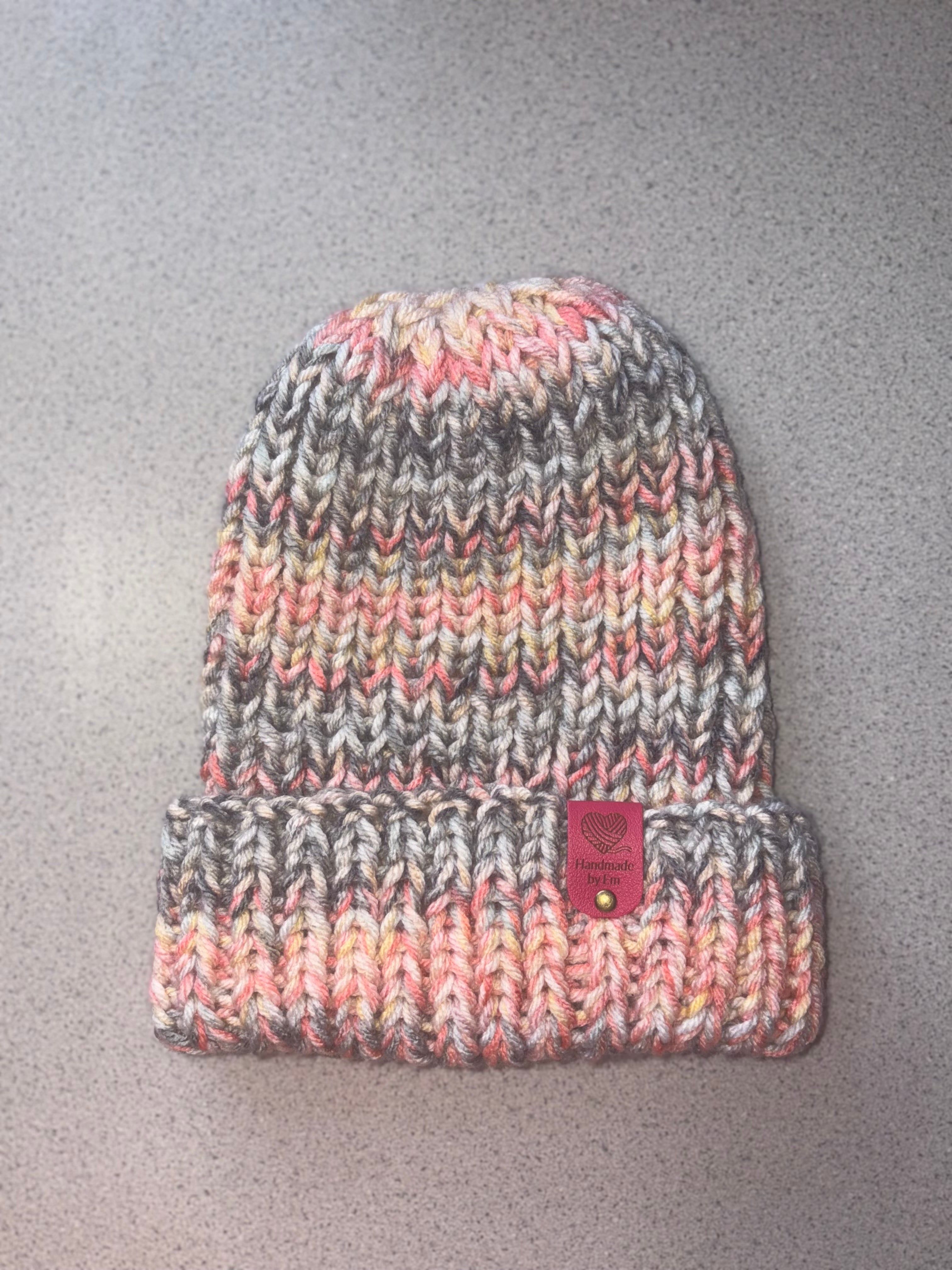 Double Knit Perfectly Pink Beanie
